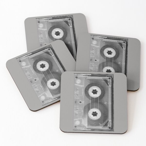 Item preview, 80s Transparent Cassette Tape For Retro Music Lovers And Musicians - Cassette Deck designed and sold by Funwithmusic.