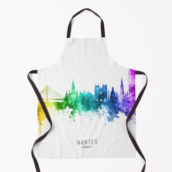 Item preview, Nantes France Skyline designed and sold by ArtPrints.