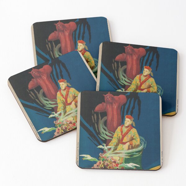 Item preview, Vintage Fak Hong magic poster art designed and sold by Vintage Designs +.