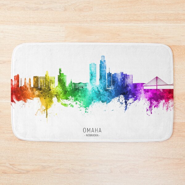 Item preview, Omaha Nebraska Skyline designed and sold by ArtPrints.