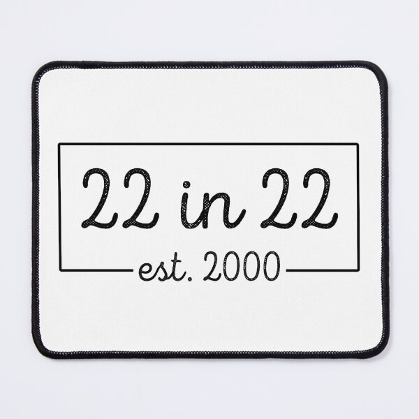 Item preview, 22 in 22 Est 2000 | 22nd Birthday | Turning 22 in 2022 | 22nd birthday party gift designed and sold by Violet Treasures.