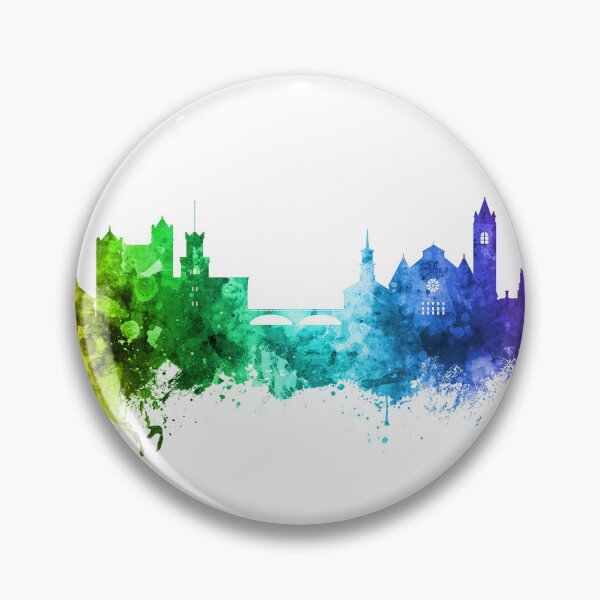 Item preview, Nashua New Hampshire Skyline designed and sold by ArtPrints.