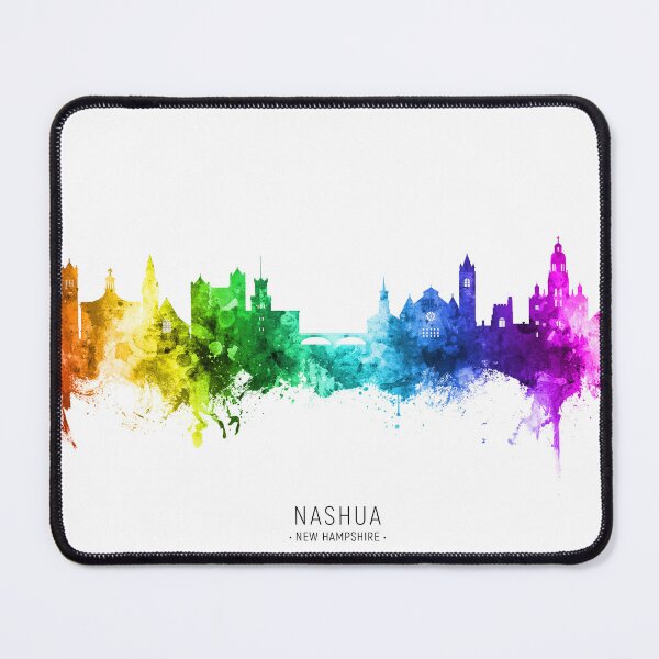 Item preview, Nashua New Hampshire Skyline designed and sold by ArtPrints.