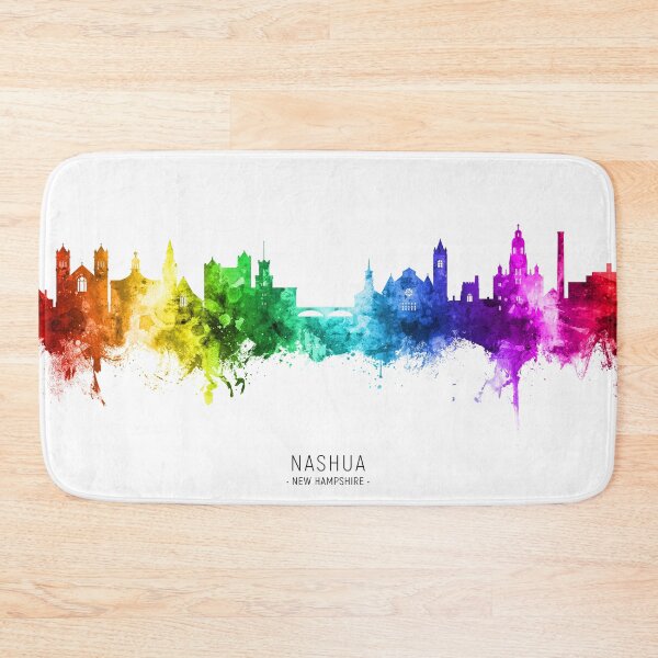 Item preview, Nashua New Hampshire Skyline designed and sold by ArtPrints.