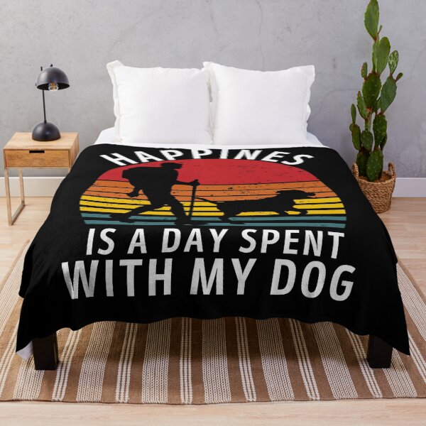 Item preview, Happiness is a day spent hiking with my dog designed and sold by Alan-NY.