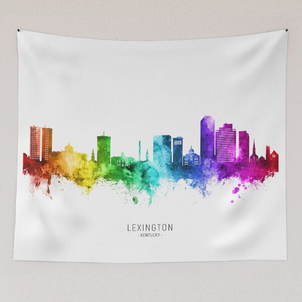 Item preview, Lexington Kentucky Skyline designed and sold by ArtPrints.