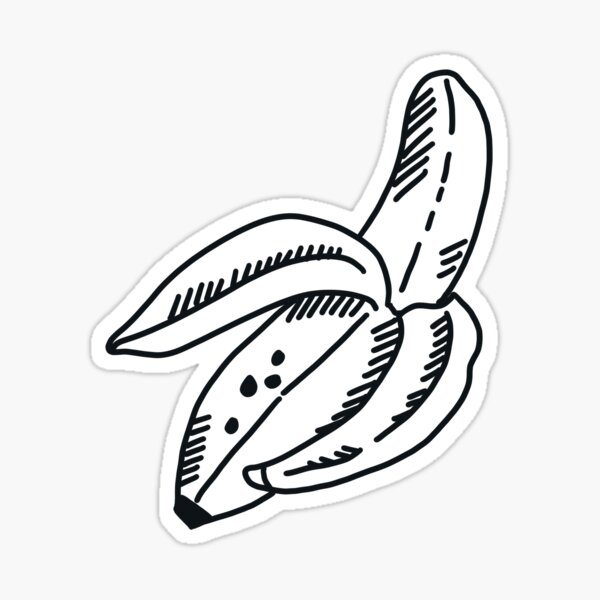 Banana Sticker For Sale By Akuma019 Redbubble