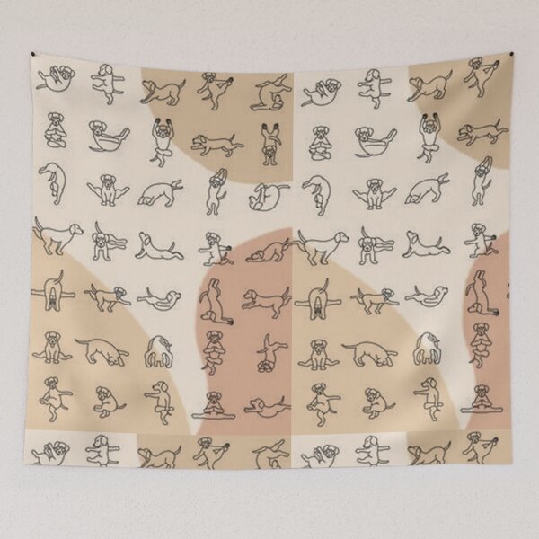 Item preview, yoga dog designed and sold by Donya-Adel.