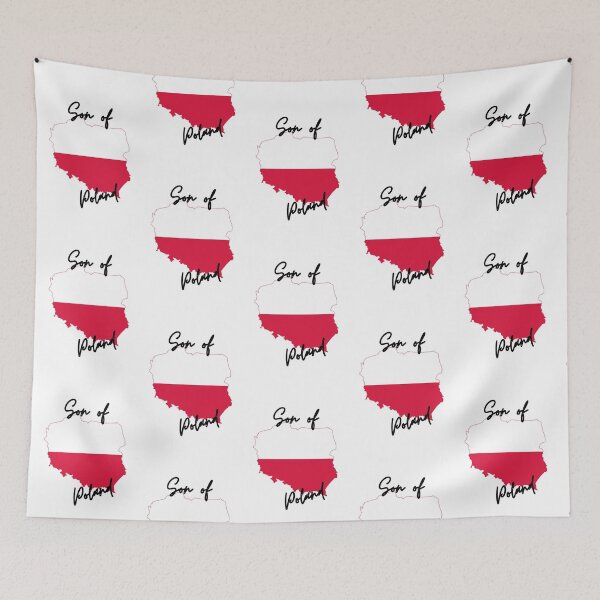 Item preview, Son of Poland Map Flag designed and sold by NovawayDirect.