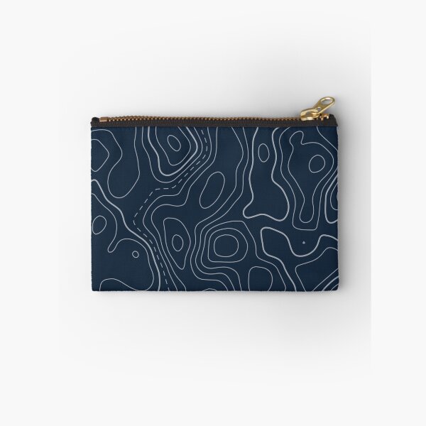Item preview, Navy blue topography map designed and sold by AlexGolyakov.