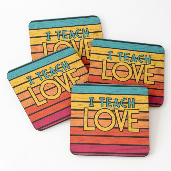 Item preview, Vintage Style Education Teacher Gear - I Teach Love designed and sold by CattlettArt.