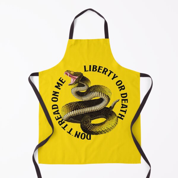 Aperçu de l'œuvre drapeau du libéralisme. Serpent. Liberté ou mort. Drapeau de Gadsden. Grelot. serpent jaune vecteur de serpent. Tatouage d'art de serpent créée et vendue par DALIO666.