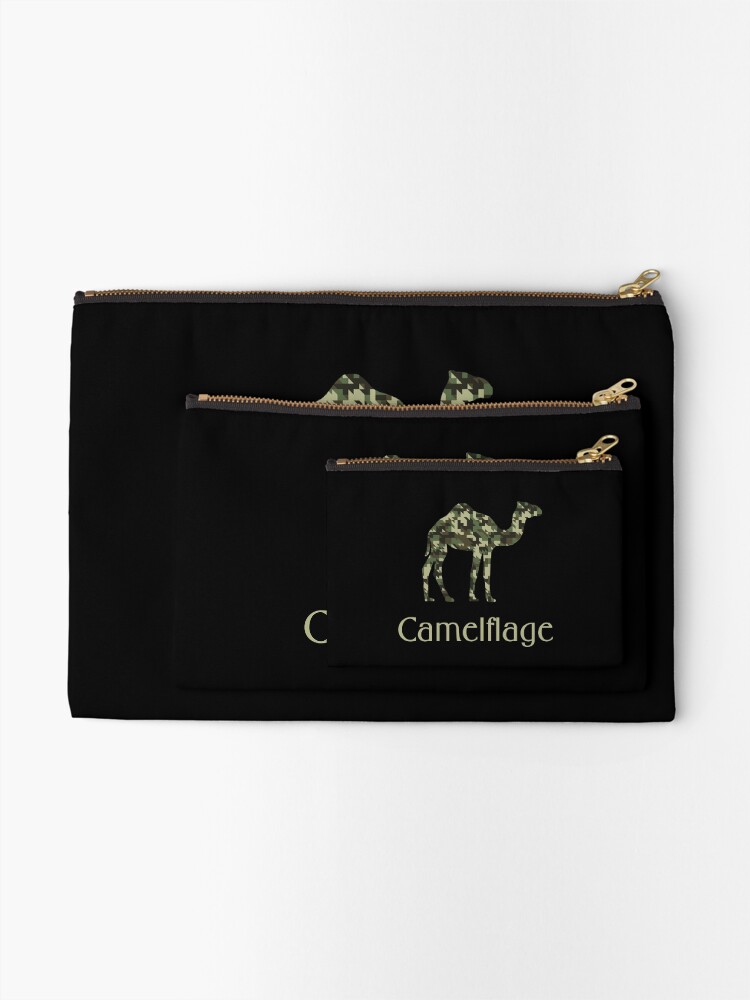 Thumbnail 2 of 4, Zipper Pouch, Camelflage designed and sold by Store-Designify.