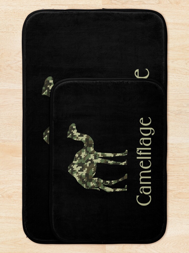 Thumbnail 5 of 6, Bath Mat, Camelflage designed and sold by Store-Designify.