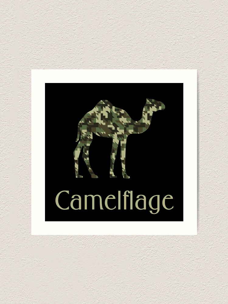 Thumbnail 1 of 3, Art Print, Camelflage designed and sold by Store-Designify.