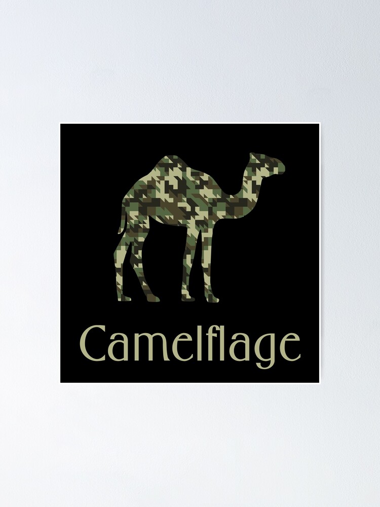 Thumbnail 1 of 3, Poster, Camelflage designed and sold by Store-Designify.