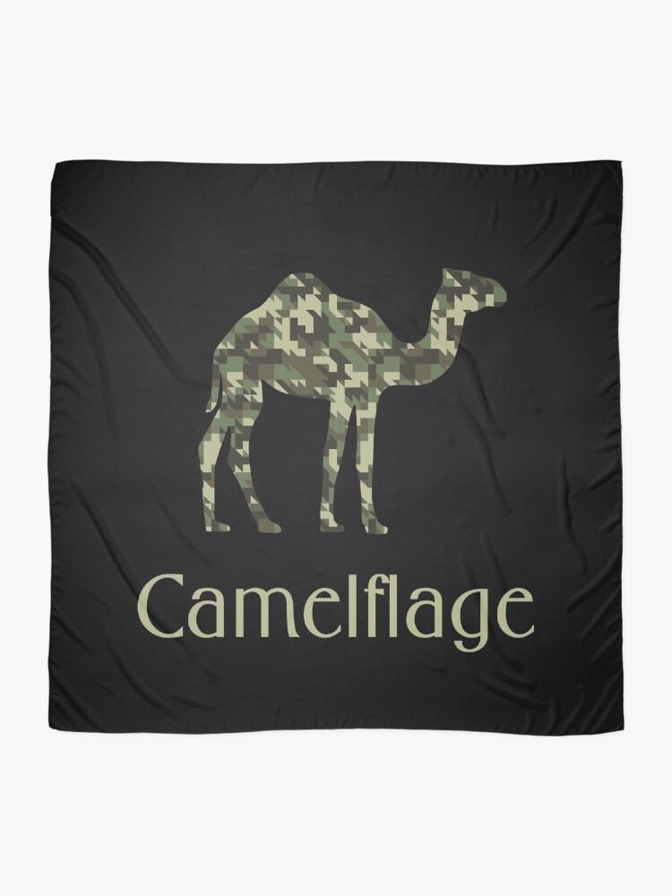 Thumbnail 2 of 3, Scarf, Camelflage designed and sold by Store-Designify.