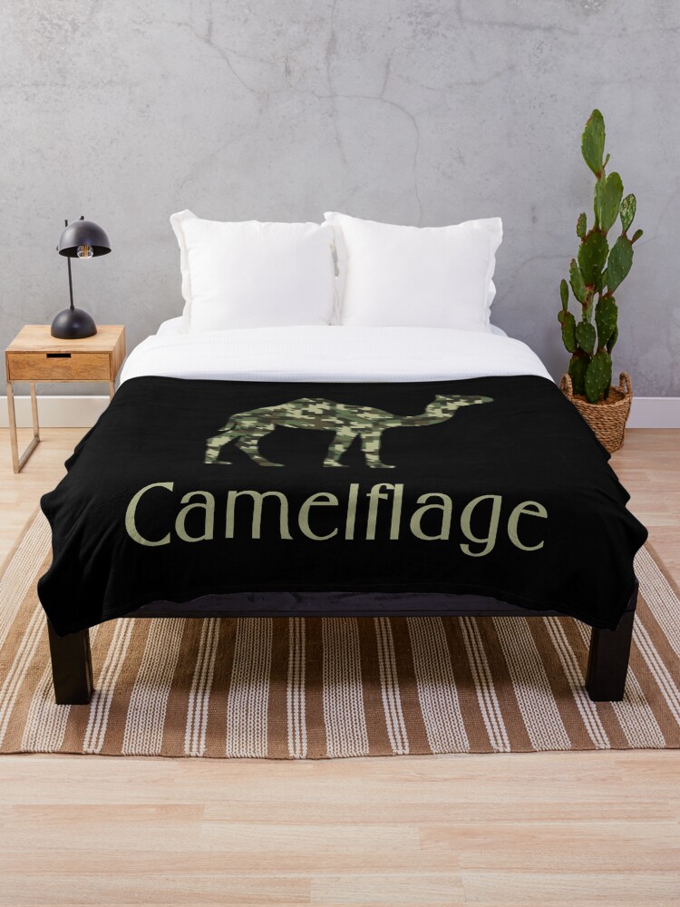 Thumbnail 1 of 6, Throw Blanket, Camelflage designed and sold by Store-Designify.