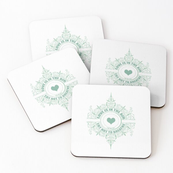 Item preview, Love Is In The Air Try Not To Breathe // Green designed and sold by Adidit.