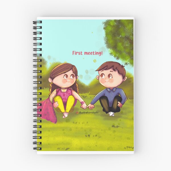 Item preview, First Meeting- Happy Valentines Day designed and sold by Divya Chawhan.