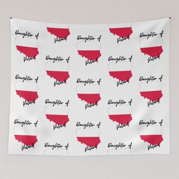 Item preview, Daughter of Poland Map Flag designed and sold by NovawayDirect.