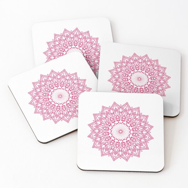 Item preview, Pink Mandala With Hearts  designed and sold by thesnowwhyte.