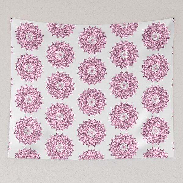 Item preview, Pink Mandala With Hearts  designed and sold by thesnowwhyte.