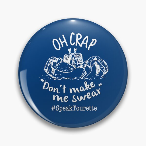 Item preview, Oh Crap, Don’t Make Me Swear! Funny, Tourette Syndrome, Tourettes Awareness  designed and sold by MJDezigns.