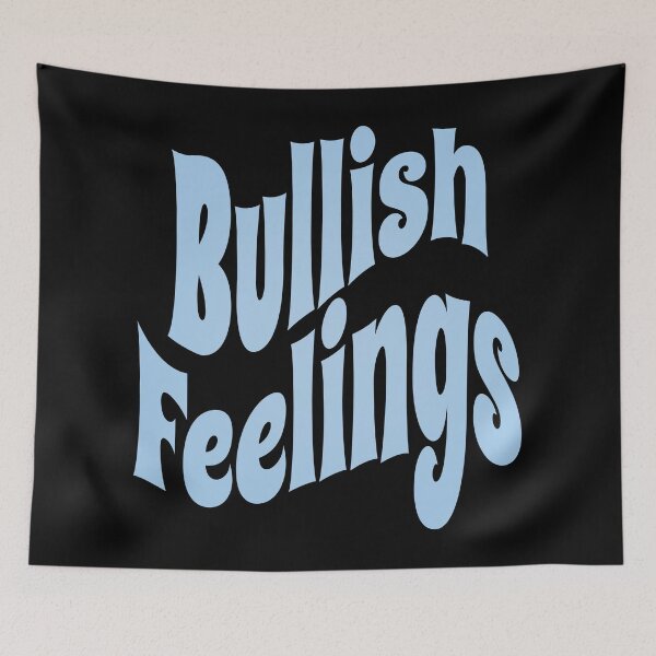 Item preview, Bullish Feelings (Funny Financial Quote - Blue) designed and sold by SassyClassyMe.
