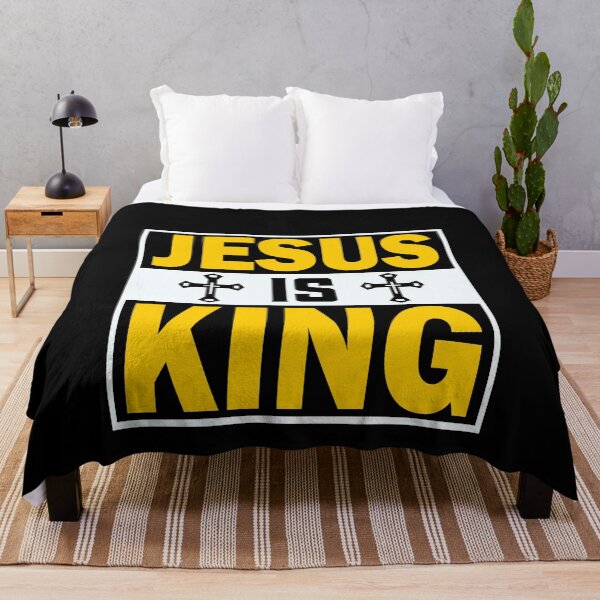 Item preview, Jesus Is King Christian Faith Religious Bible Saying designed and sold by ZiesMerch.