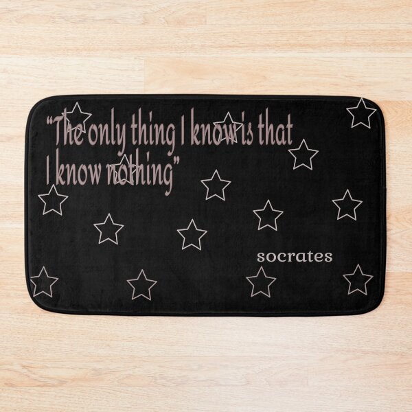 Item preview, The only thing I know is that I know nothing designed and sold by LovePhilosophy.