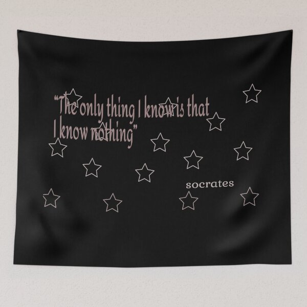Item preview, The only thing I know is that I know nothing designed and sold by LovePhilosophy.