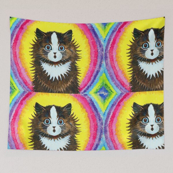 Artikelvorschau, Katze im Regenbogen, Louis Wain entworfen und verkauft von TeeARTHY.