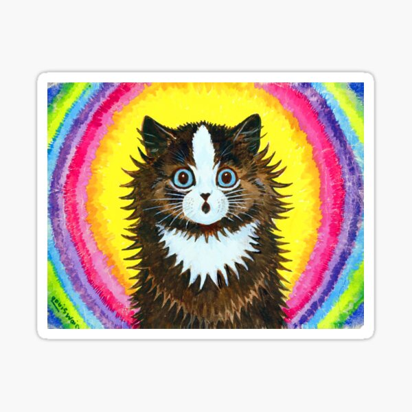 Artikel-Vorschau von Katze im Regenbogen, Louis Wain, designt und verkauft von TeeARTHY.