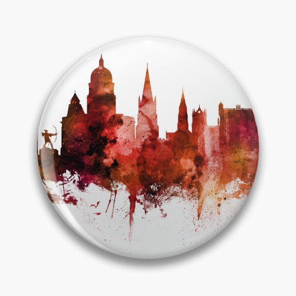 Item preview, Nottingham England Skyline designed and sold by ArtPrints.