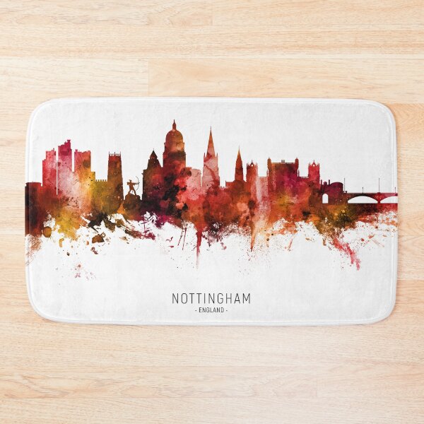 Item preview, Nottingham England Skyline designed and sold by ArtPrints.