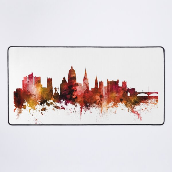 Item preview, Nottingham England Skyline designed and sold by ArtPrints.