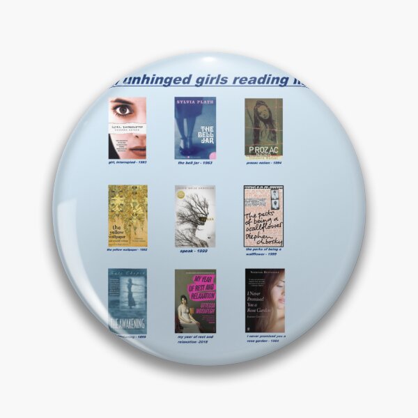 Item preview, an unhinged girls reading list design   designed and sold by Mavis-UK.