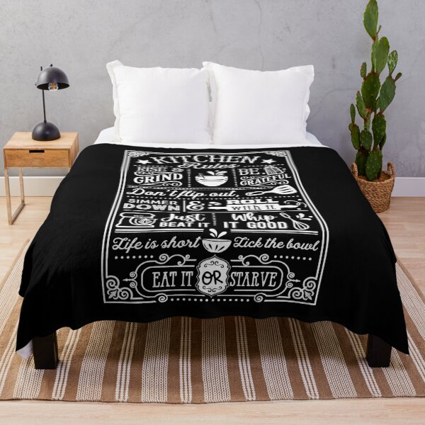 Item preview, Funny Kitchen Rules List designed and sold by FunnyHomeQuotes.