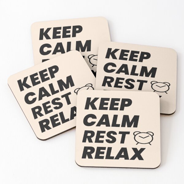 Item preview, Keep calm rest relax   designed and sold by Mavis-UK.
