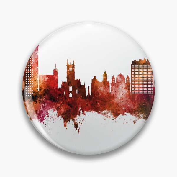 Item preview, Wolverhampton England Skyline designed and sold by ArtPrints.