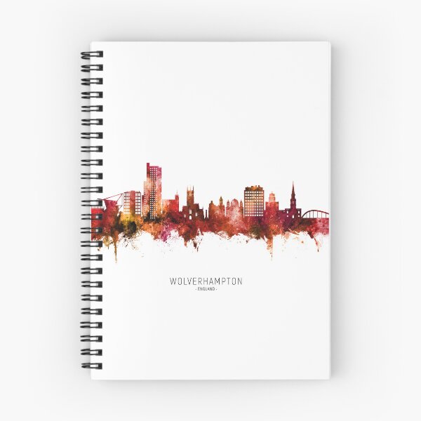 Item preview, Wolverhampton England Skyline designed and sold by ArtPrints.