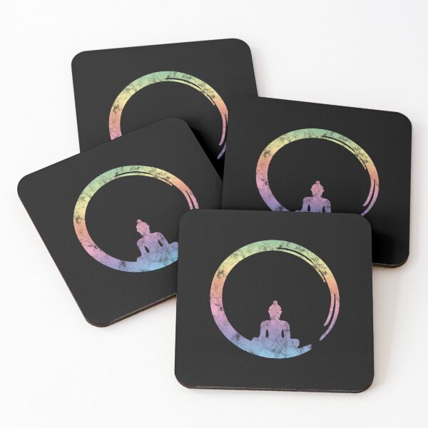Item preview, Enso Zen, Circle of Enlightenment,  Meditation, Buddha, Buddhism, Japan, Rainbow designed and sold by nitty-gritty.