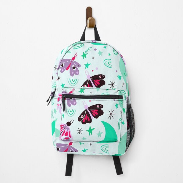 Item preview, Moths and Moons - Green & Pink designed and sold by AnArielleShop.