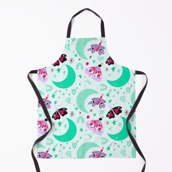 Item preview, Moths and Moons - Green & Pink designed and sold by AnArielleShop.