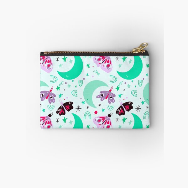 Item preview, Moths and Moons - Green & Pink designed and sold by AnArielleShop.