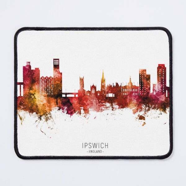 Item preview, Ipswich England Skyline designed and sold by ArtPrints.