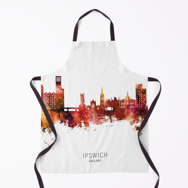 Item preview, Ipswich England Skyline designed and sold by ArtPrints.