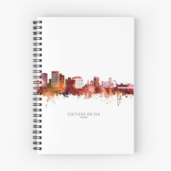 Item preview, Southend-on-Sea England Skyline designed and sold by ArtPrints.