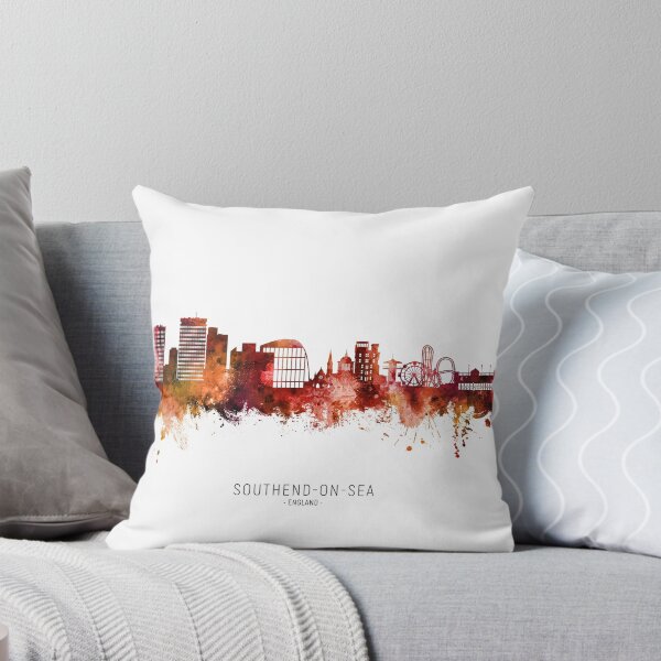Item preview, Southend-on-Sea England Skyline designed and sold by ArtPrints.